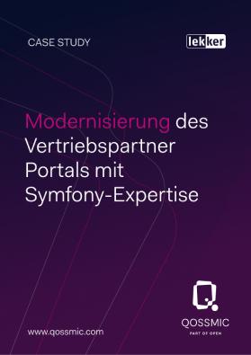 Modernisierung des Vertriebspartner Portals mit Symfony-Expertise